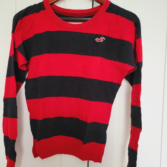 Hollister Sweater Rugby Stripes size M - Picture 6 of 6